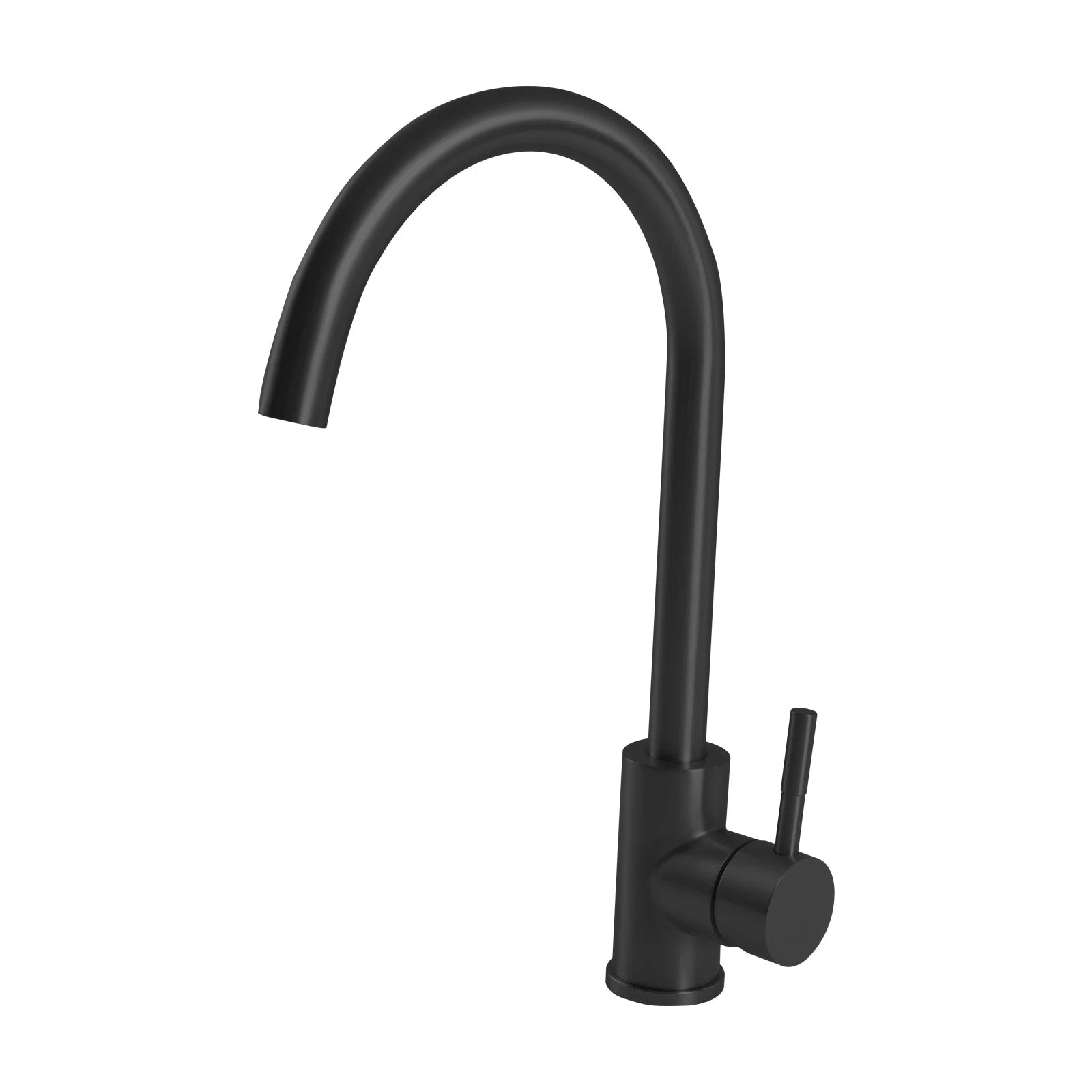 Kitchen Sink Faucet Kitchen Taps 360 Degree Single Handle -Matte Black from Lordear