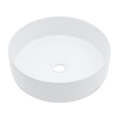 Lordear 16'' x 16'' Ceramic Topmount Round Vessel Bathroom Sink from Lordear