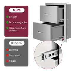 Double Drawer cabinets for outdoor kitchens or courtyards from Lordear