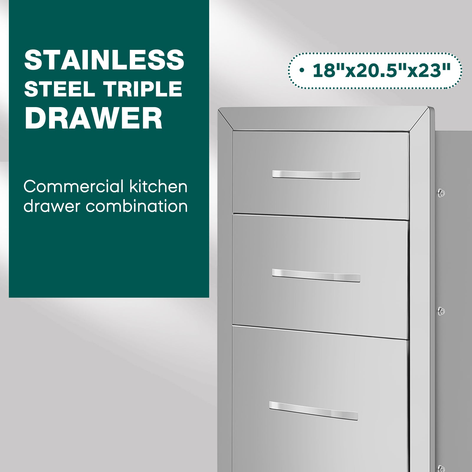 Three-layer Drawer cabinets for outdoor kitchens or courtyards from Lordear