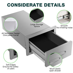 Drawer cabinets for outdoor kitchens or courtyards from Lordear