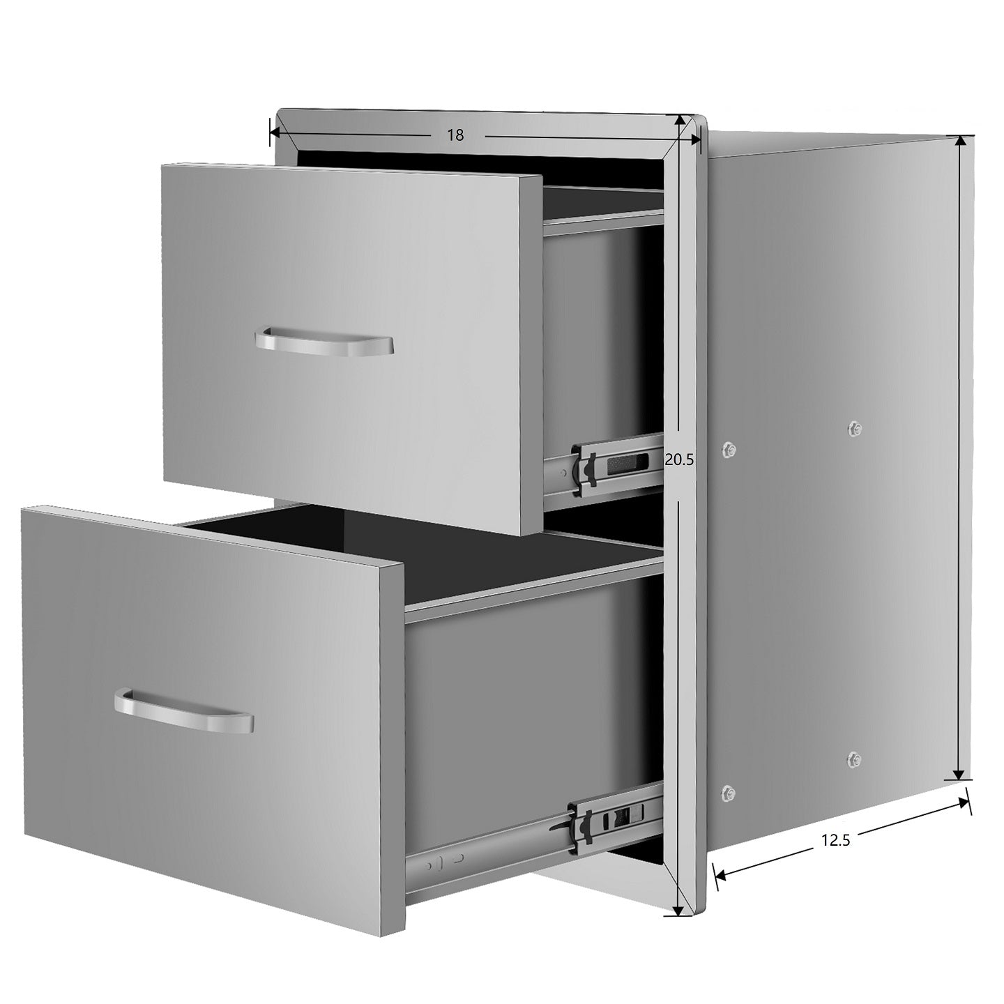 Double Drawer cabinets for outdoor kitchens or courtyards from Lordear