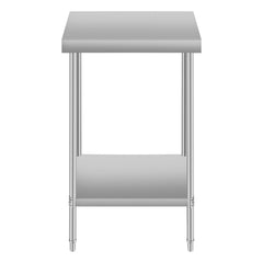 24'' x 18'' Commercial Work Table for Restaurant and Home Stainless Steel Kitchen Prep Table with Under Shelf from Lordear