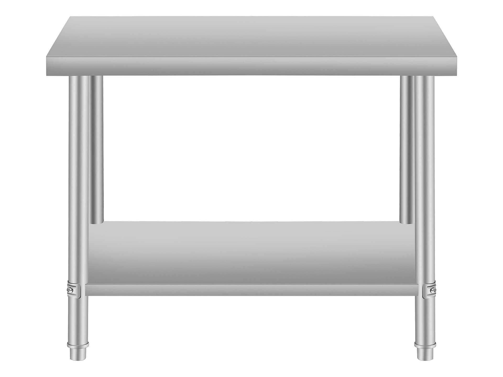 24'' x 18'' Commercial Work Table for Restaurant and Home Stainless Steel Kitchen Prep Table with Under Shelf from Lordear