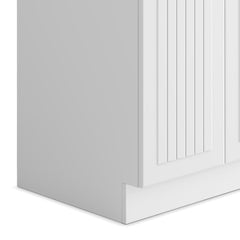 All-in-One Utility 10-inch Deep Stainless Steel Sink & 24/28-inch Pure White Laundry Cabinet With Faucet from Lordear