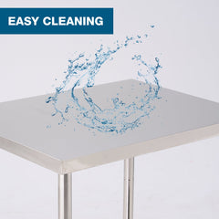 Commercial Work Table for Restaurant and Home Stainless Steel Kitchen Prep Table with Under Shelf(副本)  from Lordear