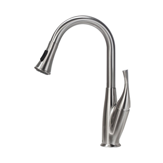 Lordear Stainless Steel Flower Vase Shape Pull-Down Kitchen Faucet  from Lordear