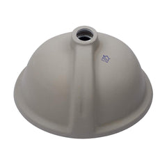 Lordear 16 Inch Undermount Oval Sink - Pure White Porcelain Ceramic Lavatory Vanity from Lordear