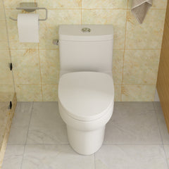 Lordear 1.1/1.6 GPF One-Piece Toilet Dual Flush Elongated Toilet Floor Mounted (Seat Included)  from Lordear