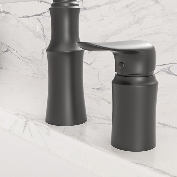 Lordear Brass Split 360 Degree Pull Down Black Kitchen Faucet from Lordear