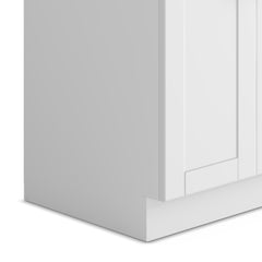 24-inch Wide Stainless Steel All-in-One Utility Laundry Sink & Pure White Cabinet and Pull-Out Faucet from Lordear