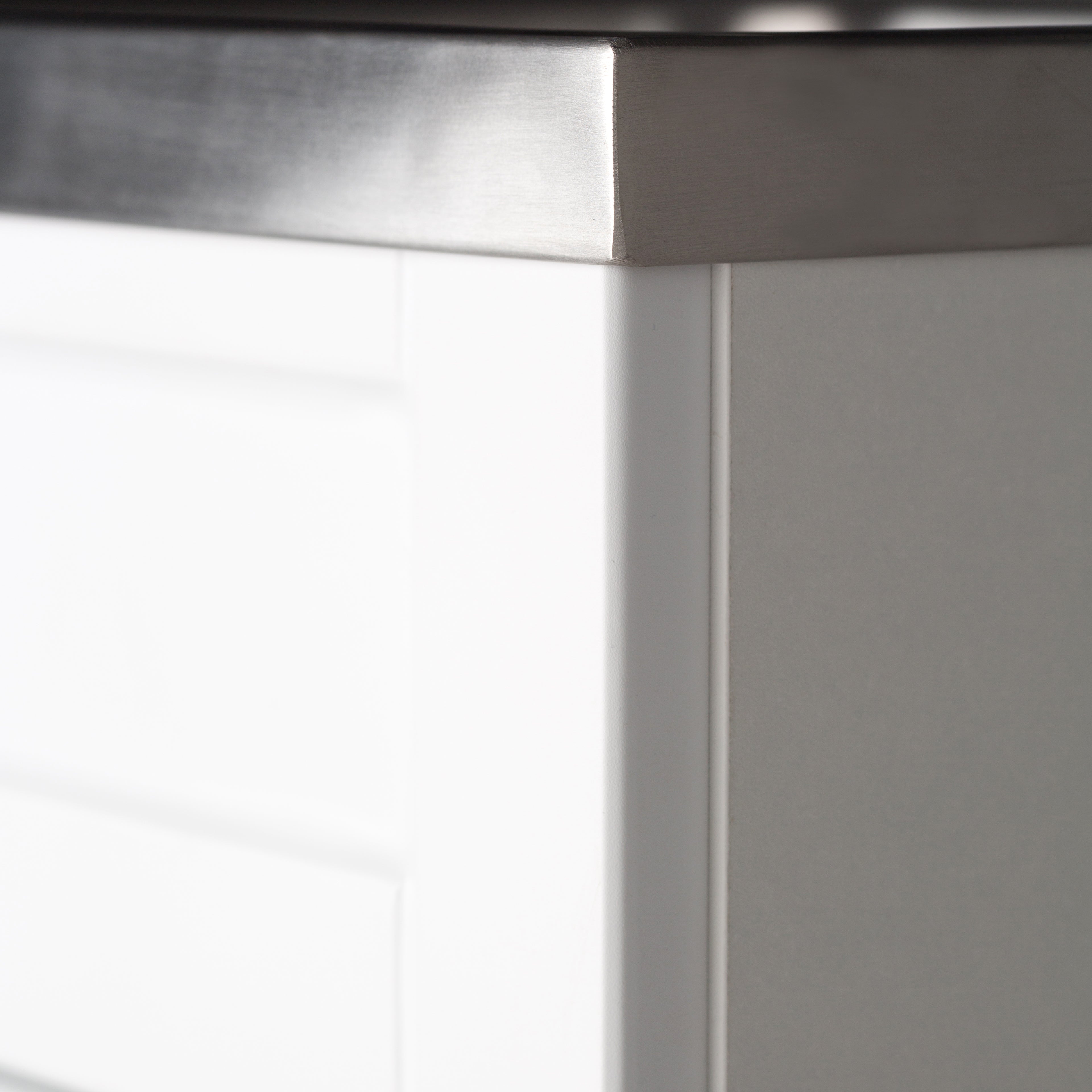 24-inch All-in-One Utility Stainless Steel Sink & Pure White Laundry Cabinet with Chrome Faucet from Lordear