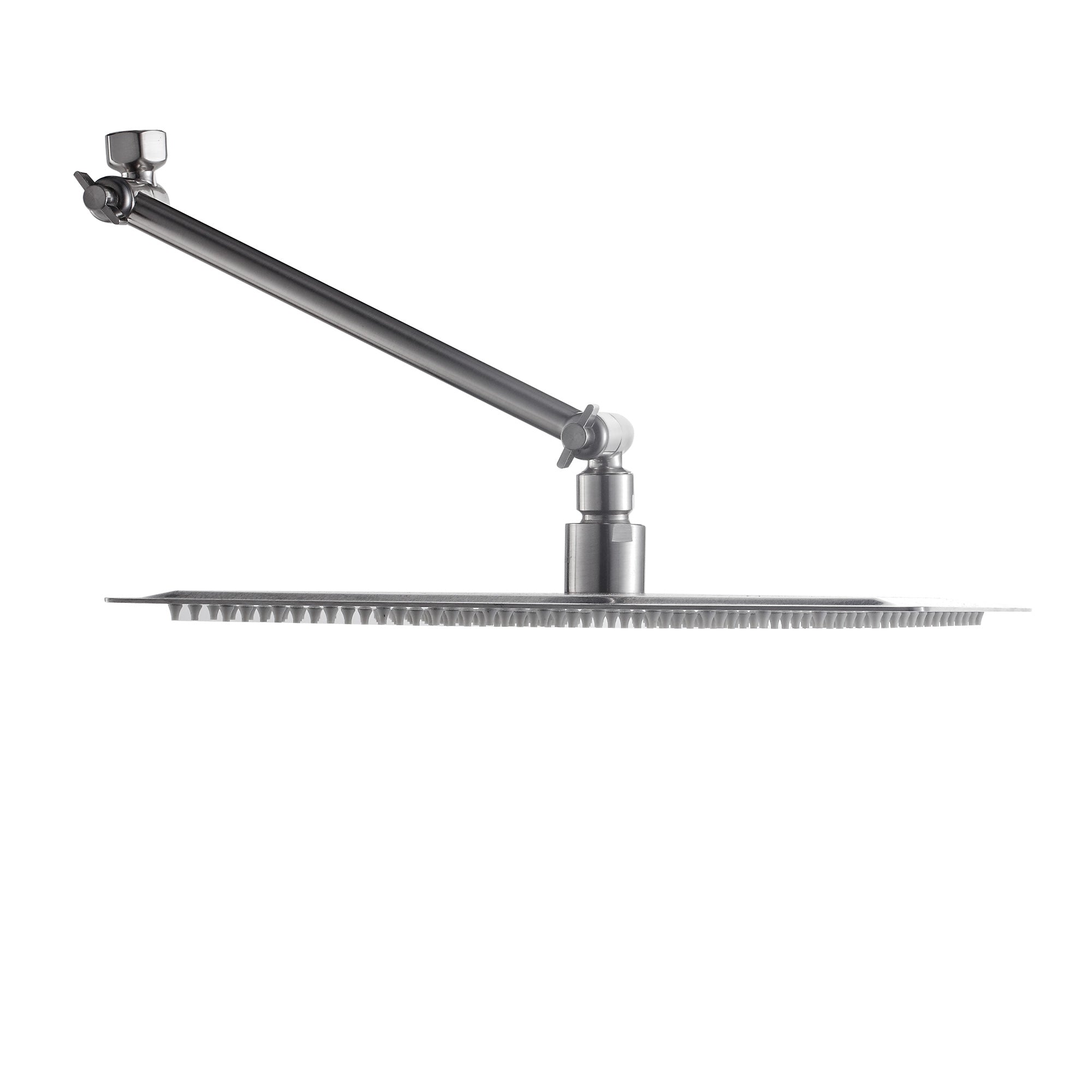 Lordear 12" Stainless Steel Shower Head Dripping with 11" Extension Shower Arm from Lordear