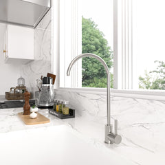 Lordear Brass 360 Degree Rotating Booster Filter Kitchen Faucet from Lordear