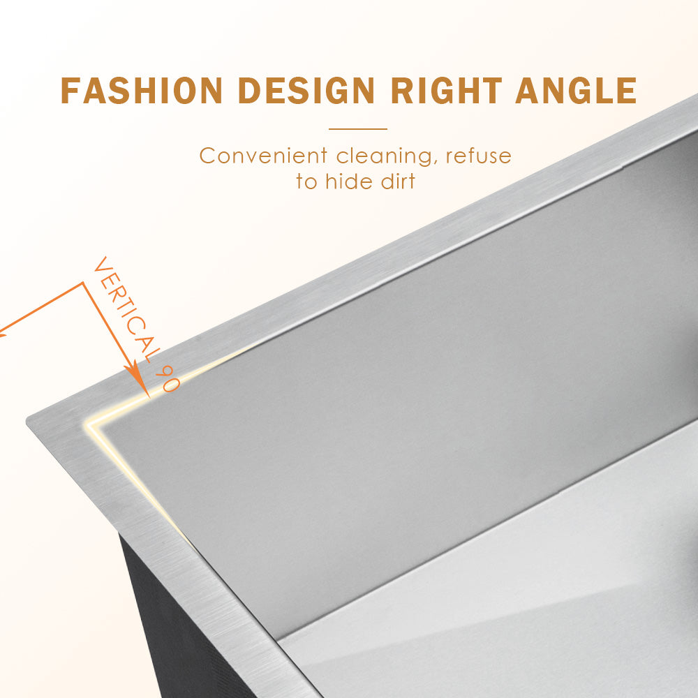 Lordear 25" Stainless Steel Undermount Single Bowl Kitchen Sink  from Lordear