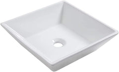 Lordear 16" White Ceramic Vessel Bathroom Sink  from Lordear