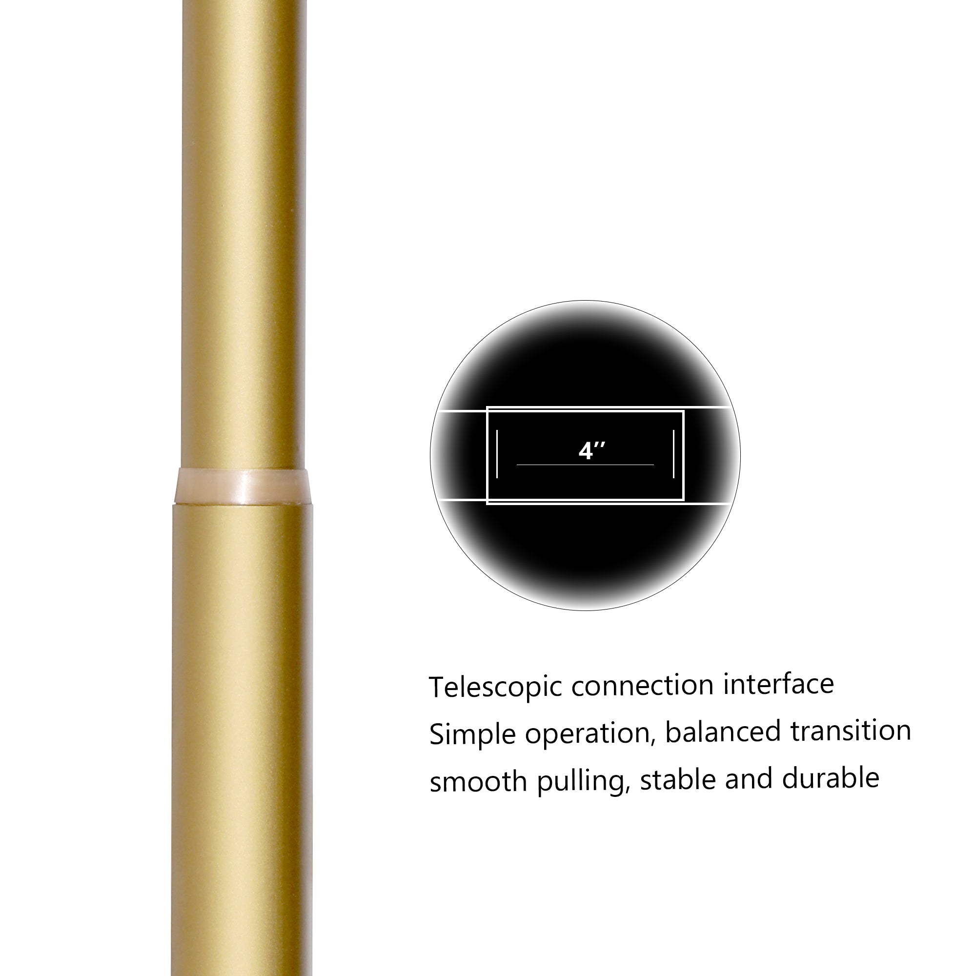 07 Adjustable Single Metal Curtain Rod Single Drapery Rod Set | Adjustable Single Metal Curtain Rod, antique gold curtain rod, Curtain Rod, Hot Sale, Long Inventory Age, Metal Curtain Rod, rod, Rod Set, single curtain rod | Lordear