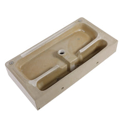 Lordear 32'' X 17'' White Ceramic Rectangular Bathroom Sink with Overflow from Lordear