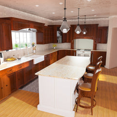 Lordear 32" x 20" Ceramic Apron Front Double Equal Bowl Farmhouse Kitchen Sink from Lordear