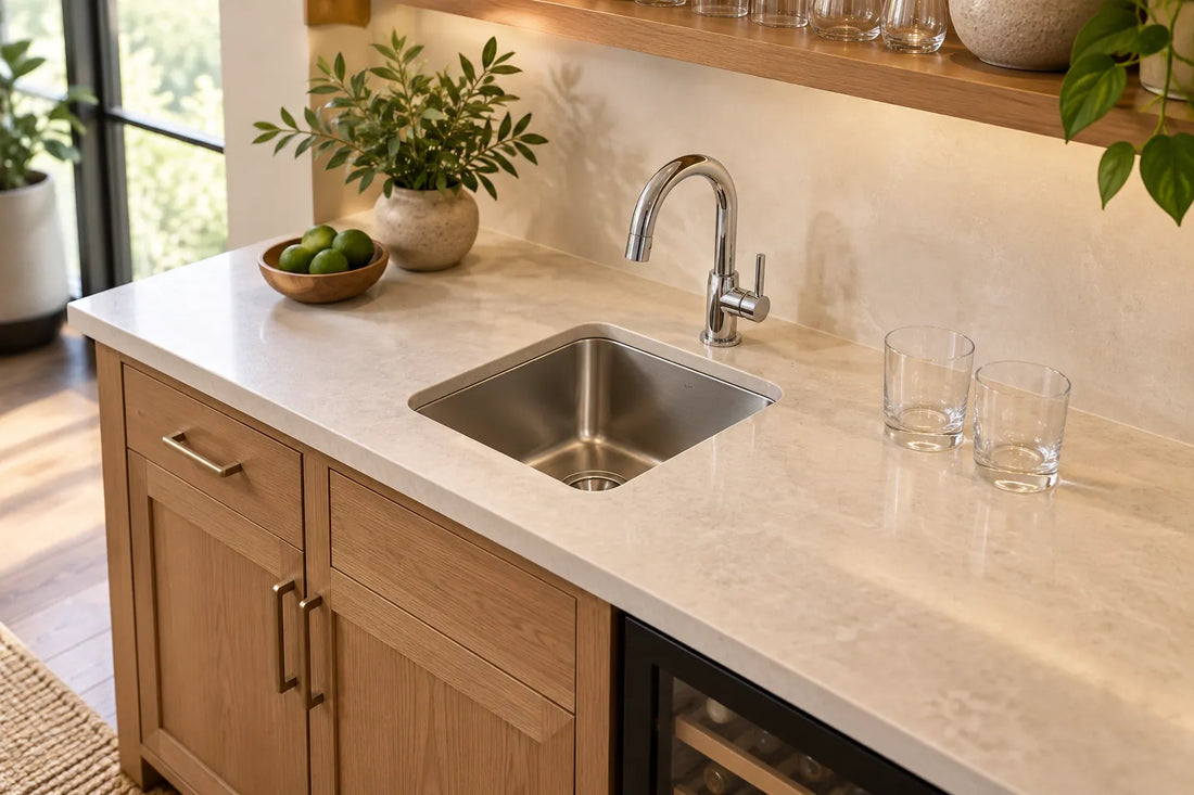Bar Sink Size Guide: Plan a Compact Kitchen Prep Zone