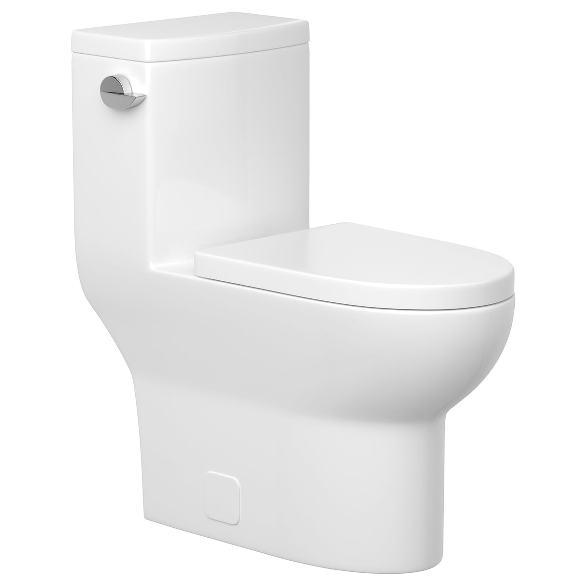 Lordear White Ceramic Elongated Floor One Piece Bidet Toilet