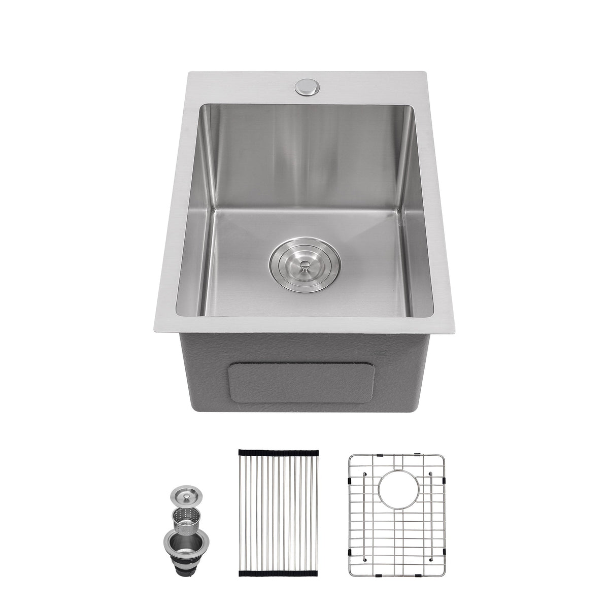 Lordear 15"x 20" Stainless Steel Single Bowl Drop-in Bar Sink  from Lordear