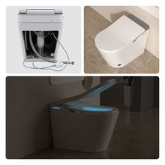 Lordear Smart Toilet with Bidet Wash Auto Sensor Flush Kick Flush Heated Seat Warm Wash  from Lordear