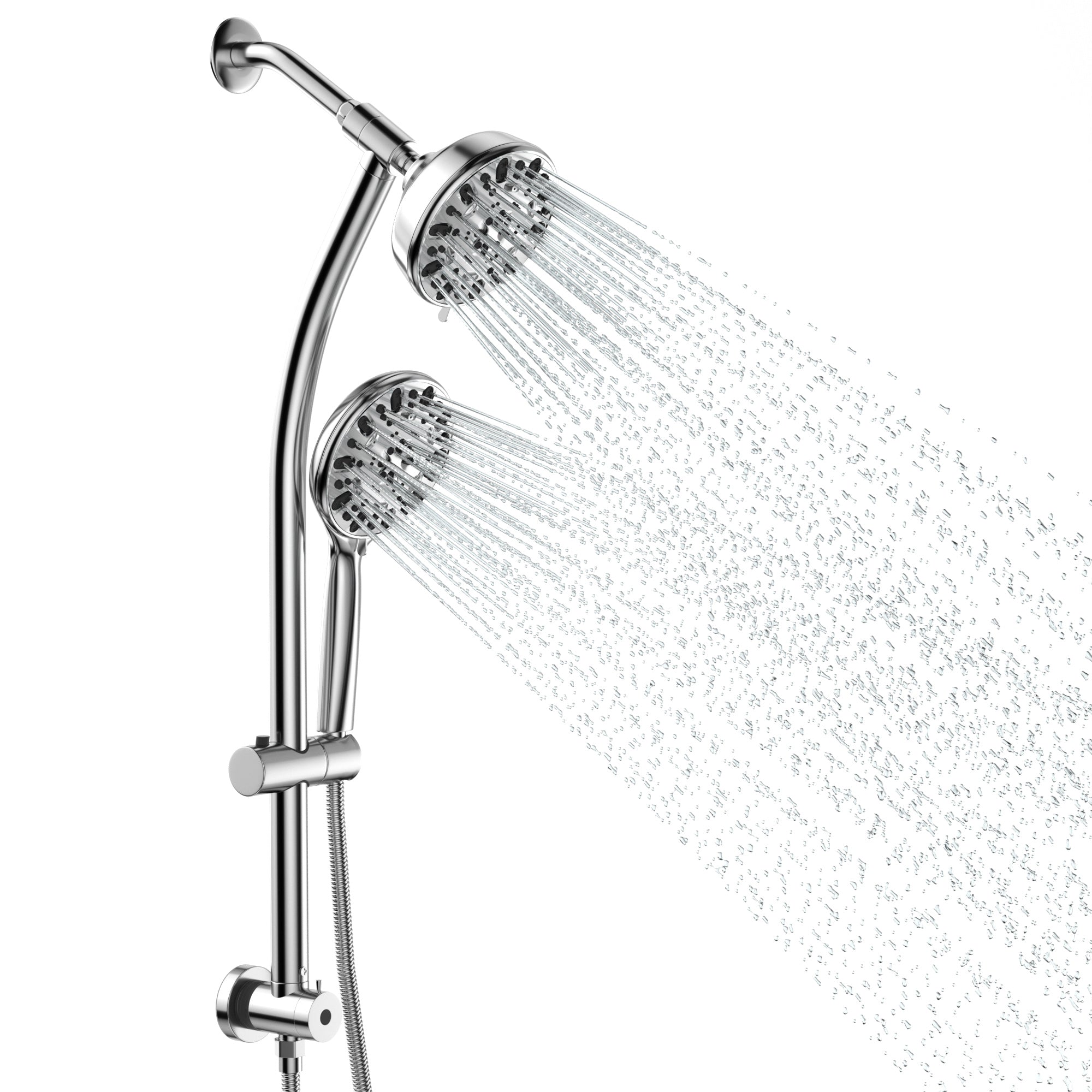 Lordear Stainless Steel Spa Rain Shower Head Combo