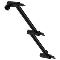Lordear 12" Brass Matte Black Adjustable Shower Head Extension Arm  from Lordear