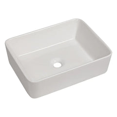 Lordear 19" x 15" White Ceramic Countertop Rectangle Vessel Bathroom Sink  from Lordear