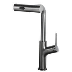 Lordear Stainless Steel Four-Function Pull-Down Sprayer Kitchen Faucet