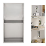 Lordear Shower Niche 12in x 24in Rectangle Double Bathroom Niche, Recessed Wall Niche Insert for Bathroom Storage from Lordear