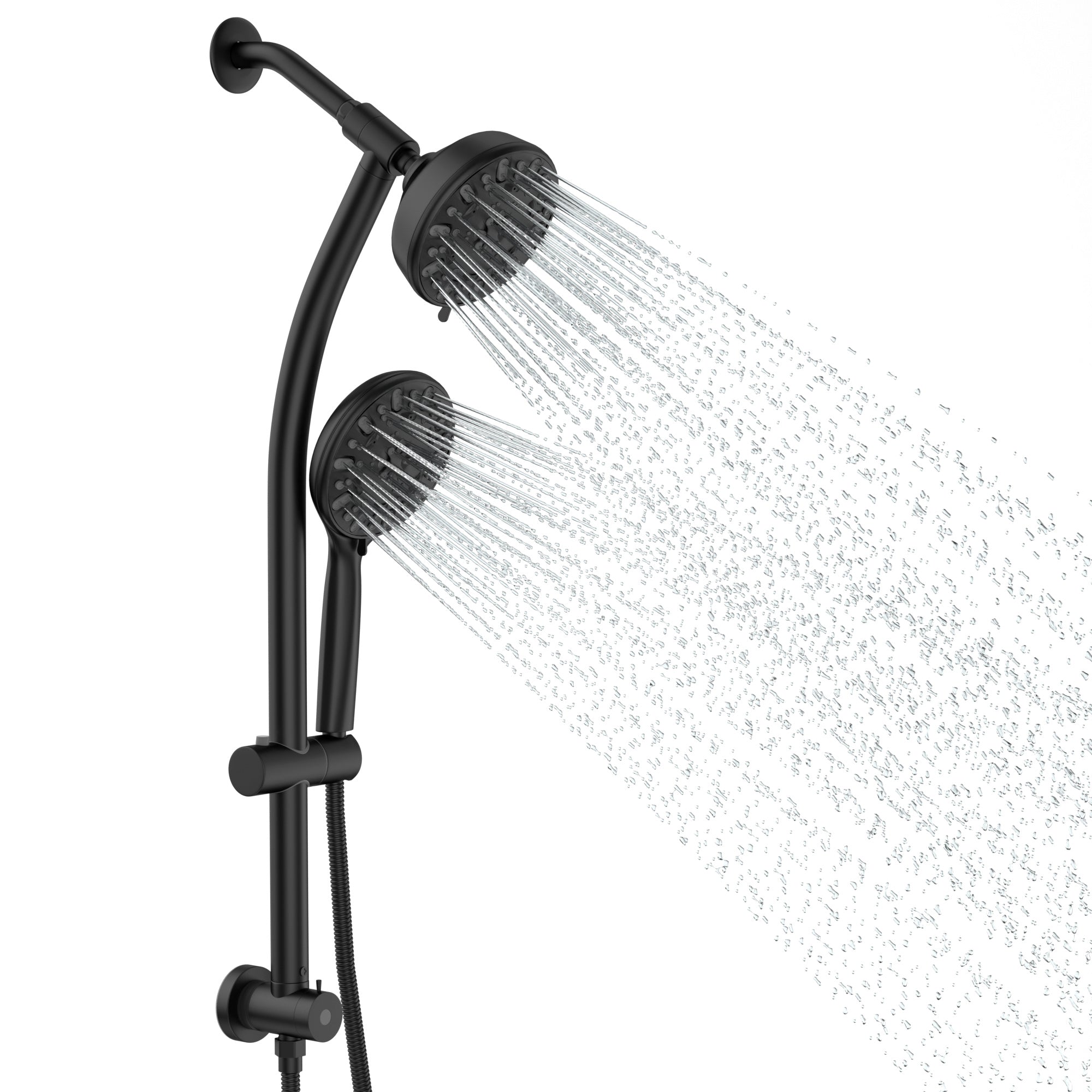 Lordear Stainless Steel Spa Rain Shower Head Combo