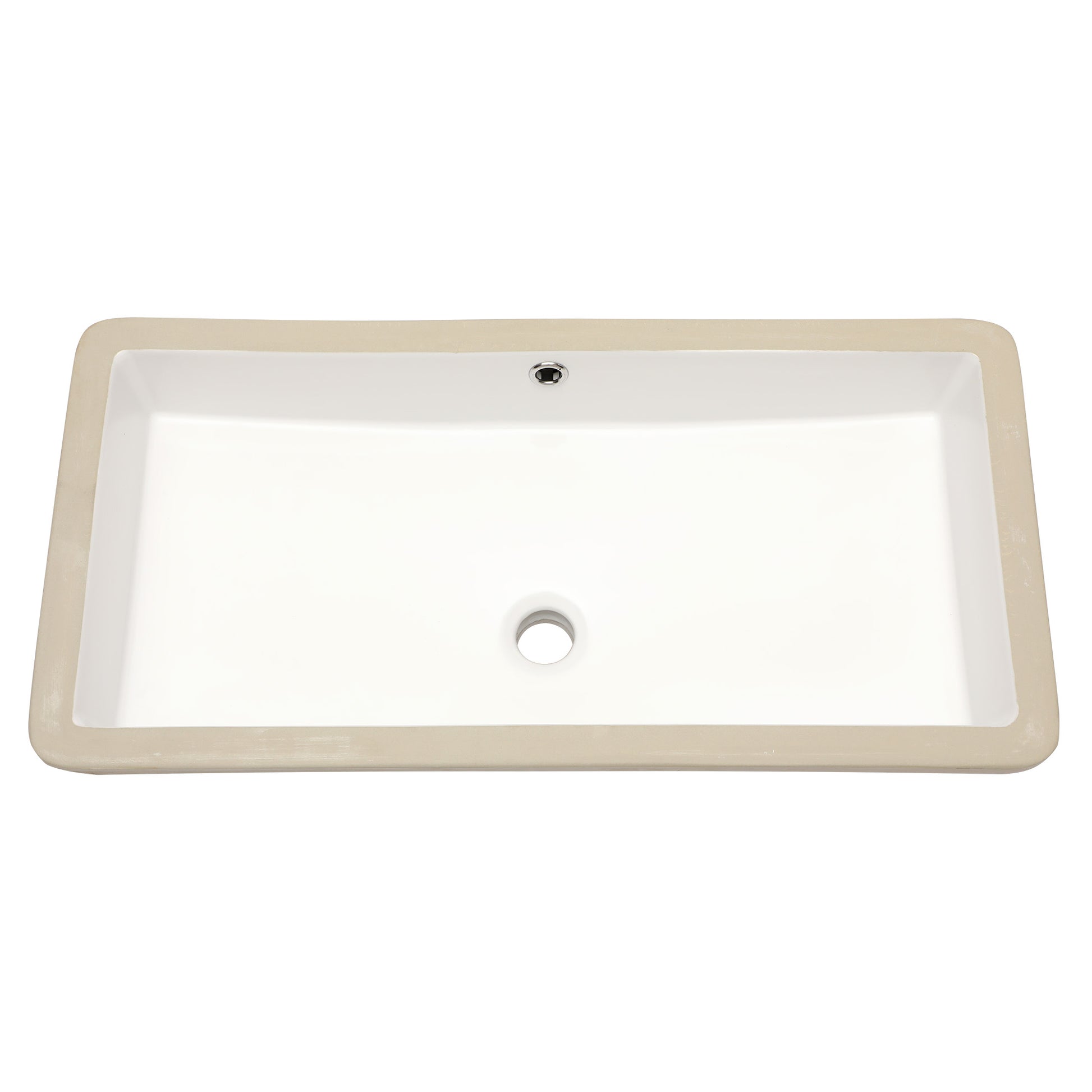 Lordear 28in  Undermount Bathroom Sink Rectangular Pure White Vitreous Ceramic Lavatory Vanity  from Lordear