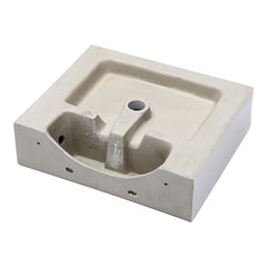 Lordear 21'' Wall Mounted White Porcelain Ceramic Bathroom Sink Bathroom