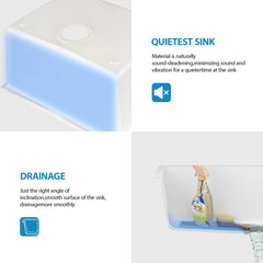Lordear 24'' Undermount Laundry Sink