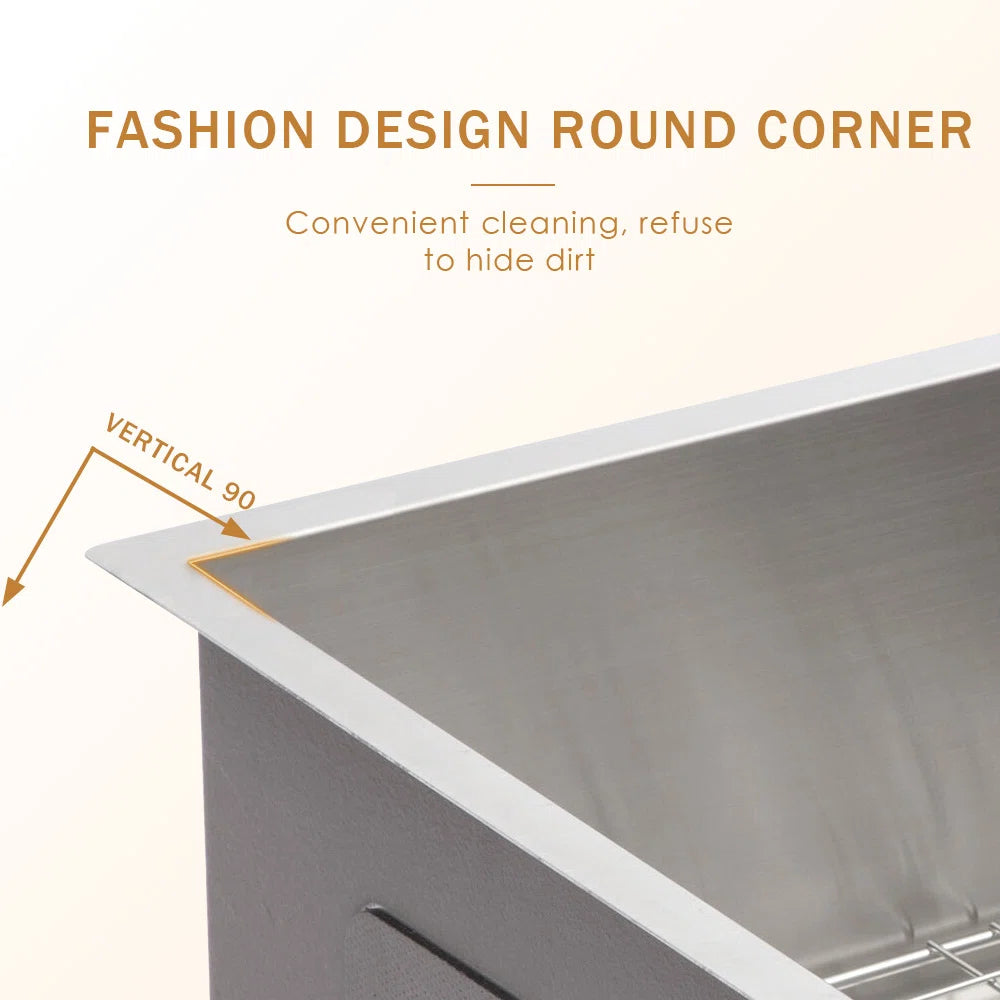 Lordear 25'' x 22'' Stainless Steel Drop-in Workstation Kitchen Sink