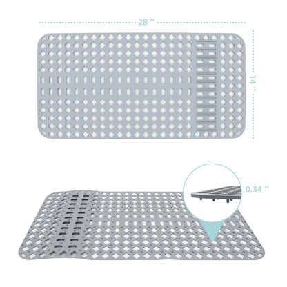 28in x 14in Silicone Bottom Sink Grid Silicone Sink Mat Silicone Mat for Kitchen Sink Heat Resistant  from Lordear