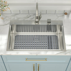 Lordear 28'' x 14'' Kitchen Sink Silicone Bottom Grid Heat Resistant Silicone Mat  from Lordear