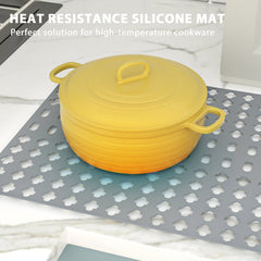 Lordear 28'' x 14'' Kitchen Sink Silicone Bottom Grid Heat Resistant Silicone Mat  from Lordear