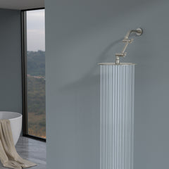 Lordear 4'' Brass Adjustable Shower Arm