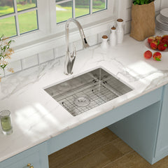 Lordear Undermount Stainless Steel Single Bowl ADA Kitchen Sink
