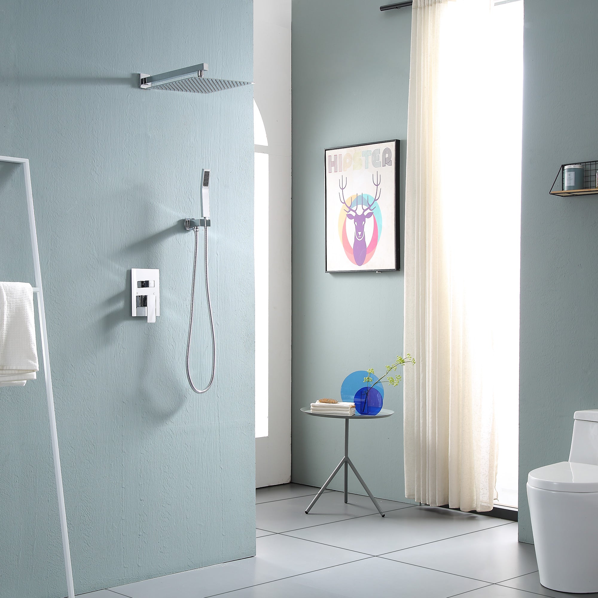 Dalmo newest Shower System Wall Mounted Chrome