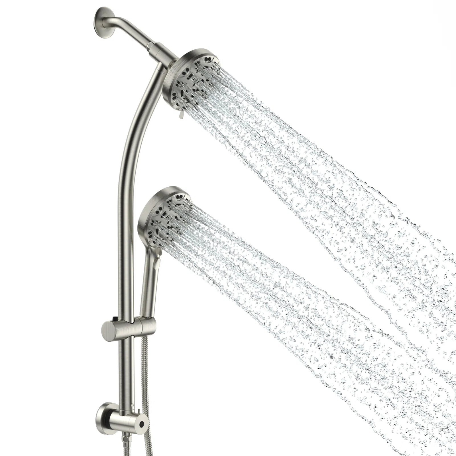 Lordear Stainless Steel Spa Rain Shower Head Combo