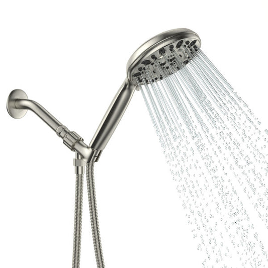 4.7in Multi Function Rain Dual Shower Head-Brushed Nickel  from Lordear