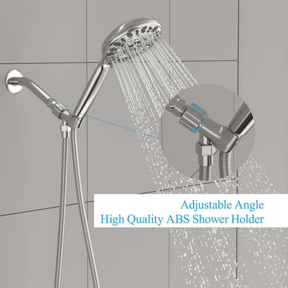 4.7in Multi Function Rain Dual Shower Head-Chrome  from Lordear