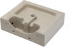 Lordear 21'' Wall Mounted White Porcelain Ceramic Bathroom Sink Bathroom