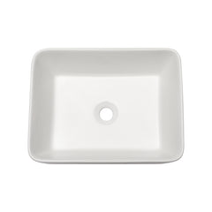 Lordear 19x15 Inch White Bathroom Vessel Sink