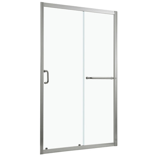 Lordear 60" W x 72" H Tempered Glass Frameless Bypass Sliding Frame Bathroom Clear Shower Door  from Lordear 600