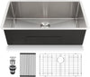Lordear 33'' Undermount Kitchen Sink Single Blow